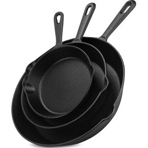 Utopia Kitchen Cast Iron Skillet Set